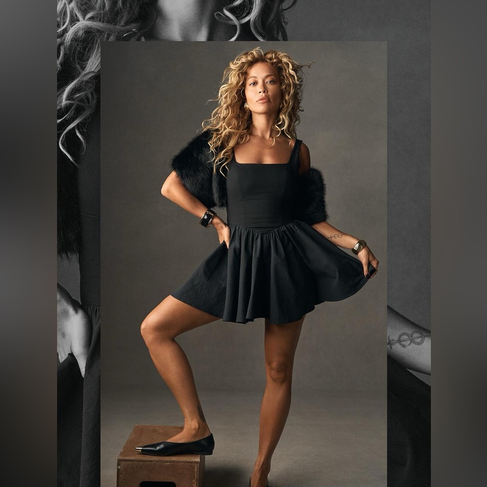 Nwot primark rita ora black cocktail dress - us4